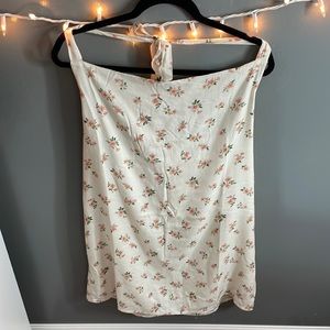 Flower Halter Dress